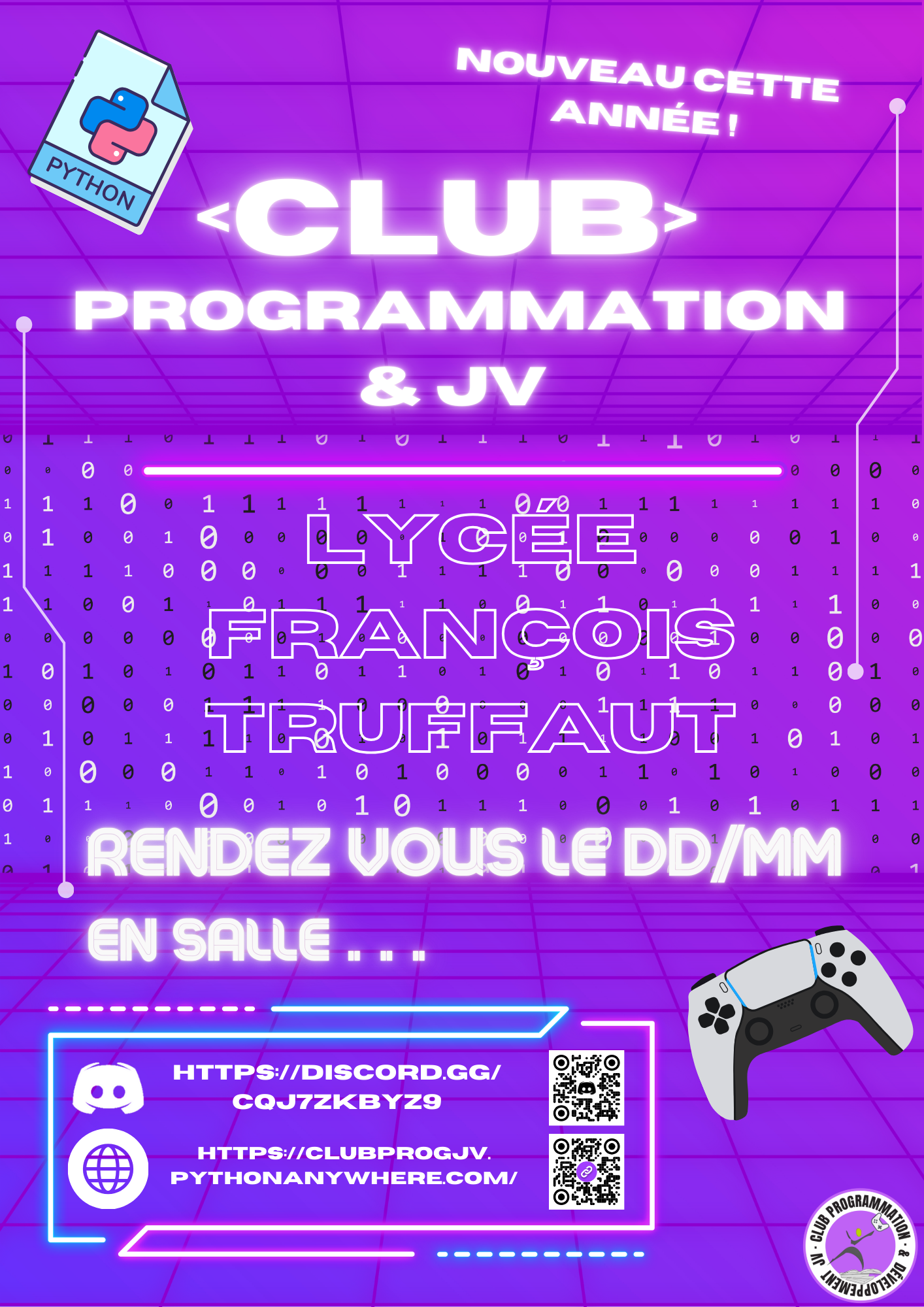 affiche club