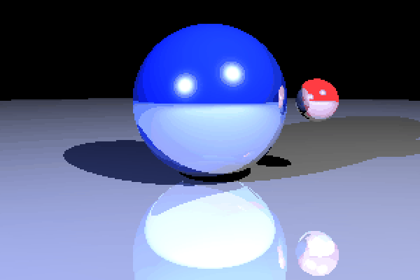 Résultat ray tracing animation